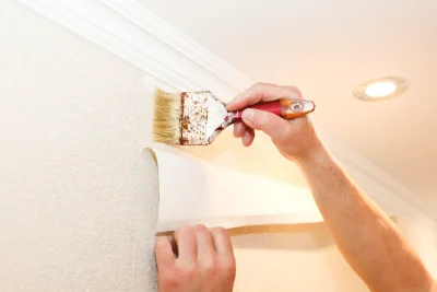 Pose de papier peint à Fry — revêtements muraux et toiles de verre